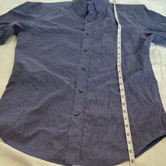 Banana Republic Men's Dark Blue Button-Down Shirt - Picture 13 of 16